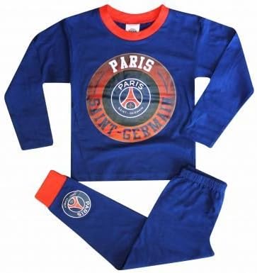 Kids Paris St Germain PSG Crest Pyjamas (100% Cotton)