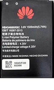 MOBACC COMPTIBLE Battery HB434666RBC for Huawei Router AIRTEL Router 4g HOT SPOT R-216 E5573 E5573S E5573s-32 E5573s-320 E5573s-606 E5573s-806 1500mAh