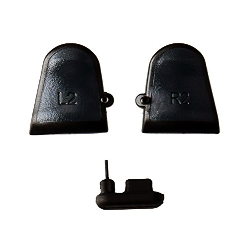 Gam3Gear 3 en 1 disparadores ajustables LR2 para PS4 Dualshock 4 controlador negro
