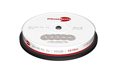 Primeon BD-RE DL Rohlinge (2x Speed, 50GB, 10-er Spindel)