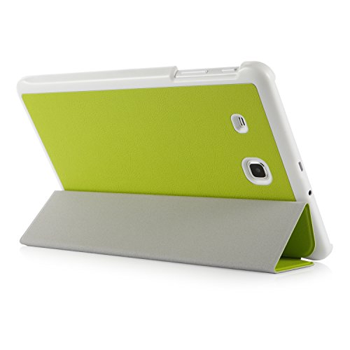 iHarbort® Samsung Galaxy Tab E 9.6 Hülle – Ultra Slim Leder Tasche Hülle Etui Schutzhülle Für Samsung Galaxy Tab E 9.6 Zoll T560 T565 Case Cover Holder (Galaxy Tab E 9.6, grün) - 3