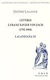 Image de Lettres a Franz Xavier Von Zach 1792-1815