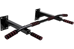 Gallant Pull Up Bar Wall Mounted - Chin Up Fitness Station With Foam Padded Hand Grips For Extra Comfort - Home Gym Equipment Training Exercise Bars -Full Strength workout