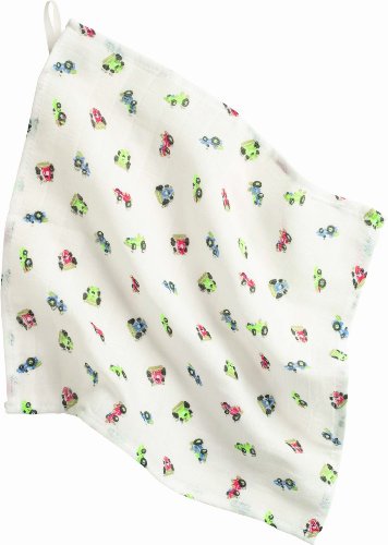 Playshoes Soft Face Cloths (Printed Racing Cars, Pack of 5)