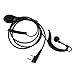 Price comparison product image LUFA 2-pin Earpiece G-shape Design Headset Mic for Kenwood Walkie Talkie Ham Radio