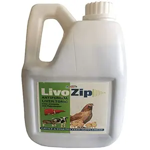 REFIT ANIMAL CARE Liver Tonic for Cow, Cattle, Goat, Sheep, Poultry & Livestock Animal, 2 LTR, Livo Zip