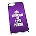 Produktbild Weiß Schutzhülle für iPhone 5/5S 1391 violett Keep Calm und Love piroggen