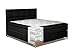 Produktbild Komplettset Boxspringbett MOALA, Box: Taschenfederkern, Matratze: 7 Zonen - Taschenfederkern, Top Matress: Schaumstoff - Abmessung: 120 x 200 cm