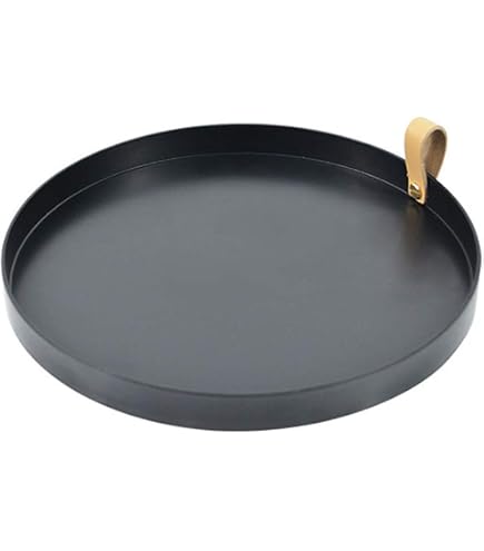 Plateau antidérapant rond noir - Plateaux Buffet : Buffet Plus