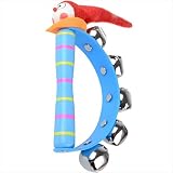 Vovotrade Baby-Regenbogen Musikinstrument -Spielzeug aus Holz Klingel-Ring Handbell Rattle - 7