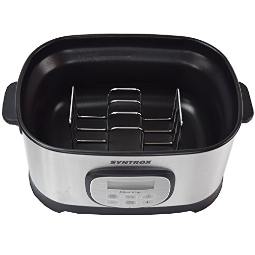 Syntrox Germany Sous Vide Kocher Multikocher, Vakuumgarer, Slow Cooker Langsamgarer, Schongarer der Premiumklasse - 6