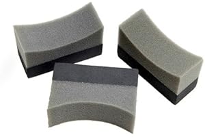 SMART TECH CAR CARE Curved Tyre Dressing Applicator Pad Set - Applying Tyre Shine