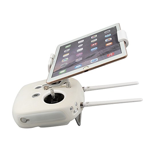 rcstyle Erweiterte Halterung Clip für DJI Phantom 4/3 inspirieren 1 Tablet Halter zum Clip iPad, Galaxy Tab 4 10.1 oder anderen 25,4 cm Tablets - 7