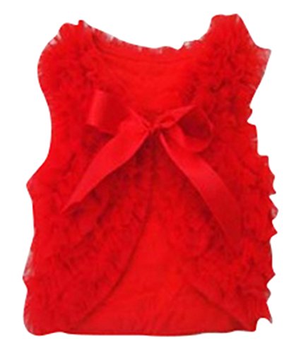 Pinkyee Baby Girl's Vest Red