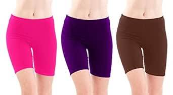 womens pink biker shorts