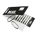 BLAX Snag Free Ponytail Holders - Black - 8 in 1 PACK