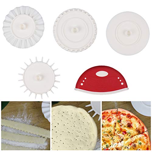 Savacaf Com Orblue Stipproller Backhilfe Fur Pizza Brot Und Kuchen Teigrad Backzubehor