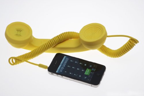 Native Union Pop Cornetta Retro per Smartphone, Giallo