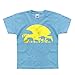 Produktbild Nutees Unforgettable Walk Under African Sunset Elefant Komisch Unisex Kids T Shirts - Licht Blau 12/13 Years