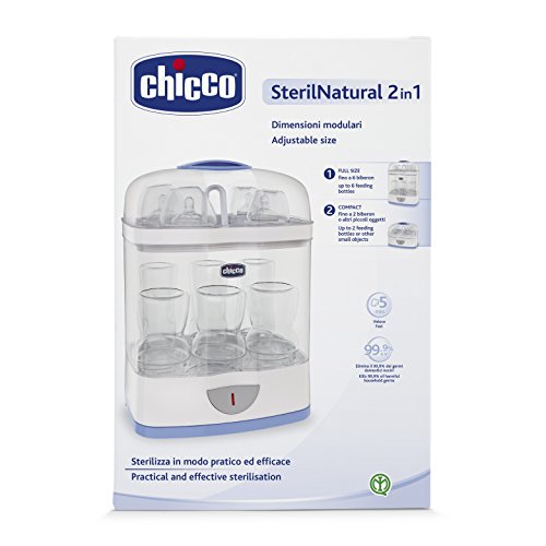 Chicco 00007391000000 Digitales Dampfsterilisiergerät 3in1 - 8