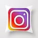 Produktbild Sozial Medien Kissenbezug Gedruckt & Gemacht im UK (Instagram New) DE