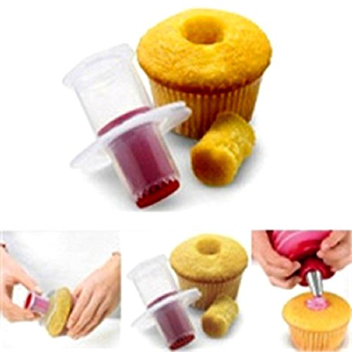 joyliveCY 1Stück Kuchen Ecke Kolben Cutter Dekoration Kuchen Teig Teiler Füller Modell - 5