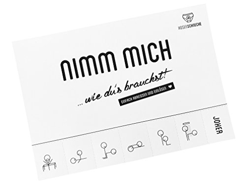 Preisvergleich Produktbild Hosenschnecke Gutschein-Karte / Geschenk Freund-in / Partner-in / lustig / Sex