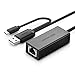 Price comparison product image UGREEN Micro USB 2.0 to Ethernet RJ45 Network Lan Adapter for Windows Tablet, Chromecast 2, Raspberry Pi Zero, Lenovo Yoga 2 etc