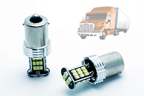 G-V LEDPremium - 2 lampadine LED per Camion 24 V Interno P21 W 24 V 6000 K 800 Lumen incredibili. Trucks