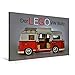 Produktbild Premium Textil-Leinwand 90 cm x 60 cm quer, Ein Motiv aus dem Kalender Der LEGO VW Bully | Wandbild, Bild auf Keilrahmen, Fertigbild auf echter Leinwand, Leinwanddruck (CALVENDO Mobilitaet)