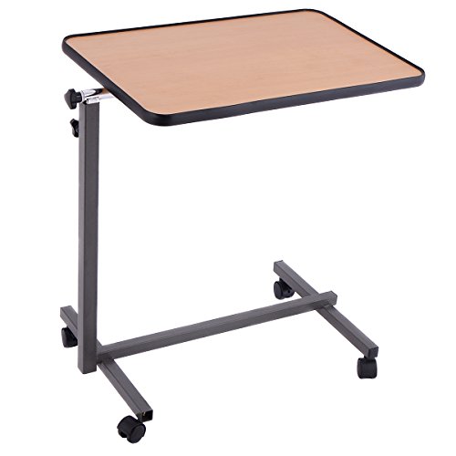 Laptoptisch Laptopständer Notebooktisch Notebookständer Betttisch Ablagetisch Pflegetisch Couchtisch Beistelltisch Krankentisch (Natur) - 2