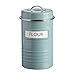 Produktbild Typhoon Vintage Kitchen Vorratsdose, Edelstahl, Blau, 11,6 x 11,6 x 22 cm