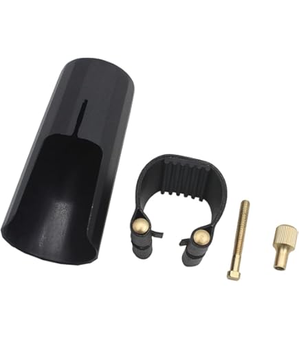 Morsetto Per Sassofono Tenore In Metall Con Cappuccio Silicone - Migliora Il Suono, Regolazione Facile - Foto 4