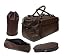 Essart PU Leather Self Print four in one set alongwith one slipper case with zipp closure ,one shoe case with drawstring closure, one shoe accessory pouch with zipp closure and one travel luggage bag with 2hand held with one adjustable strap - Brown RS.2999.00