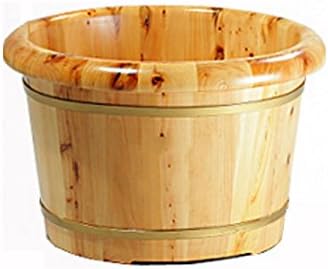 Foot tub ZGIRONG Century Cedar Foot Bath Barrel Thickening Woody Wash The Tub Household Solid Wood Parents gifts