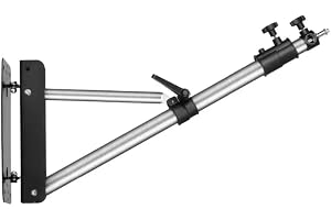 SHOPEE 4FT Wall Boom Wall Mount Stand Light Weight Aluminium Body for Studio Light Video Camera DSLR and Other Mounting Accessories.