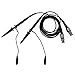 TOOGOO(R) 2 Stueck universal 100MHz Oszilloskop Hochspannung Tastkopf Schwarz NAGELNEU