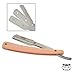 Price comparison product image Straight Cut Throat Shaving Razor's Blades Barber Razors (Blades not Included) (Baby Pink)