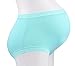 WANGSAURA Pregnant Women's Underwear Panties Model Lace Soft Smooth Cozy Maternity Briefs Knickers (Waist70-128cm/27.56"-50.39", light blue)