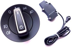 AONED Retrofit Light Sensor & Auto Euro Switch Kit for VW Golf MK7 GTI Rabbit R