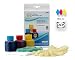 Produktbild Nachfüllset für HP 300, 364, 901, 920 Druckerpatronen color, Refill Set 150 ml für HP Photosmart C 4690, C 4610, Deskjet D 5660, HP Envy 100, 110, 111, 114, 120, 121 und andere, non-OEM