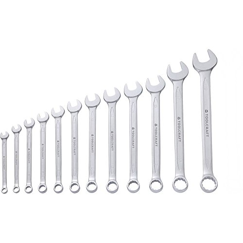 Preisvergleich Produktbild Toolcraft Ring-MAULSCHLÜSSEL-Satz Slim 12TLG 6-19