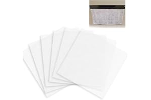 Voarge 24 pcs Filtros para Campanas de Cocina Filtro Extractor Cocina Filtro Campana Extractora, para electrodomésticos de cocina, con pegatinas para Filtrar Grasa y Polvo, Blanco, 43 x 45cm