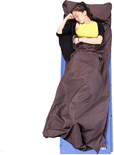 Sleeping Bag sleeve ultra light adult single travel outdoor supplies every dirty portable camping hotel bedspreads are dark brown