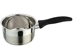 Pristine Eco Stainless Steel Sandwich Base Sauce Pan, 18 cm / 2Ltrs, 1PC, Silver