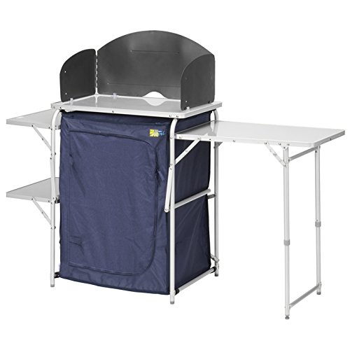 CAMPART Travel KI-0730 - Cocina de camping, color azul - Imagen 4
