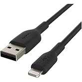 Belkin BoostCharge USB-Lightning Kablo, MFI Sertifikalı, Siyah, 0.15m