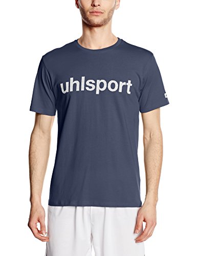Uhlsport Essential Promo Camiseta de Entrenamiento, Hombre, Azul Marino, L