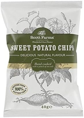 Scott Farm Chip Company | Orange Sweet Potato Chips | 1 x 40g (UK)