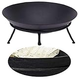 Mit einem Durchmesser von 47 cm ist die Feuerkorb auch groß genug für eine gemütliche Runde Stockbrot oder um leckere Würstchen am Spieß zu grillen. Das machen alle gern, egal ob groß oder klein!